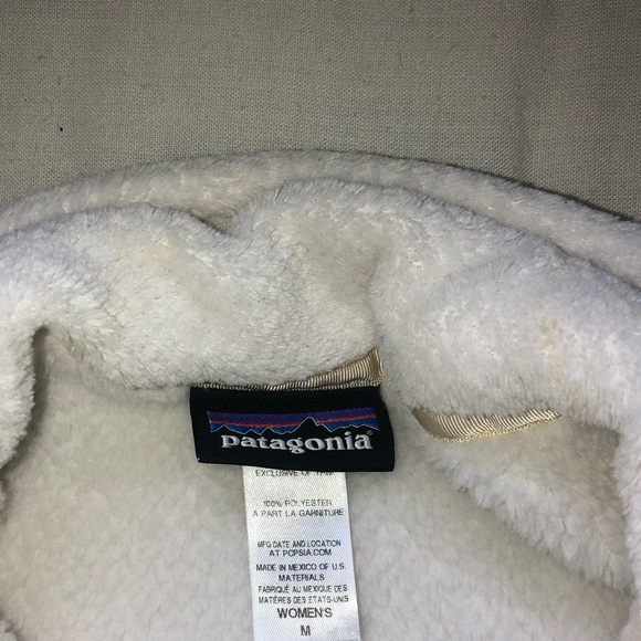 Patagonia White Fleece Jacket - Picture 5 of 5